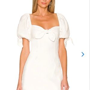 More To Come  Amora Bow Mini Dress, Size: M